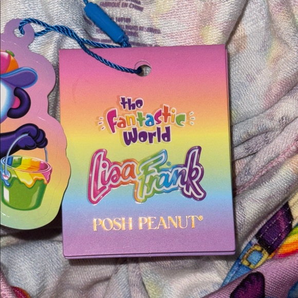 Posh Peanut x Lisa Frank Women’s Size 2XL Hoodie NWT Panda Painter Collaboration - Picture 6 of 16
